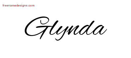 Cursive Name Tattoo Designs Glynda Download Free