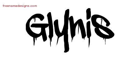 Graffiti Name Tattoo Designs Glynis Free Lettering