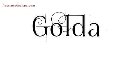 Decorated Name Tattoo Designs Golda Free Decorated Name Tattoo Designs Golda Free