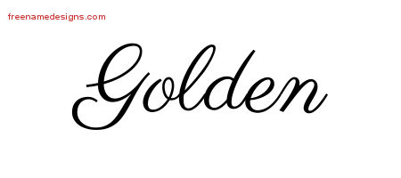 Classic Name Tattoo Designs Golden Graphic Download