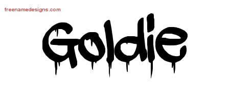 Graffiti Name Tattoo Designs Goldie Free Lettering