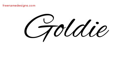 Cursive Name Tattoo Designs Goldie Download Free