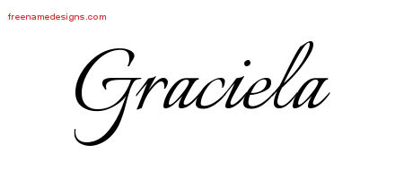 Calligraphic Name Tattoo Designs Graciela Download Free