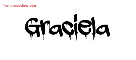 Graffiti Name Tattoo Designs Graciela Free Lettering