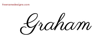 Classic Name Tattoo Designs Graham Printable