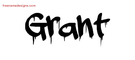 Graffiti Name Tattoo Designs Grant Free