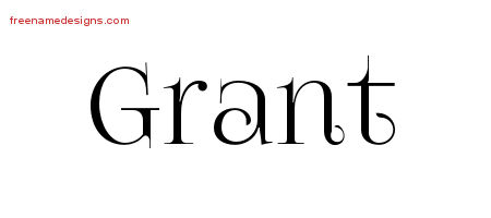 Vintage Name Tattoo Designs Grant Free Printout Vintage Name Tattoo Designs Grant Free Printout