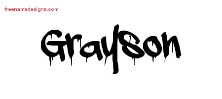 Graffiti Name Tattoo Designs Grayson Free