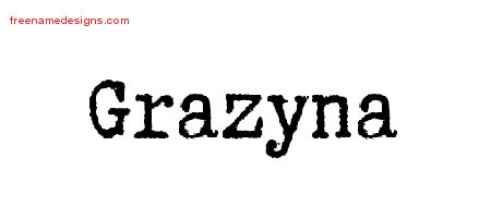 Typewriter Name Tattoo Designs Grazyna Free Download