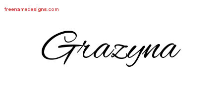 Cursive Name Tattoo Designs Grazyna Download Free