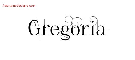 Decorated Name Tattoo Designs Gregoria Free