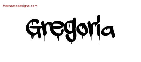 Graffiti Name Tattoo Designs Gregoria Free Lettering