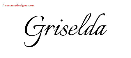 Calligraphic Name Tattoo Designs Griselda Download Free