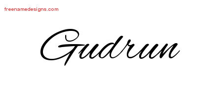 Cursive Name Tattoo Designs Gudrun Download Free