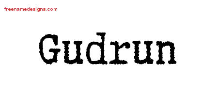 Typewriter Name Tattoo Designs Gudrun Free Download