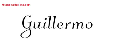 Elegant Name Tattoo Designs Guillermo Download Free