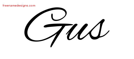 Cursive Name Tattoo Designs Gus Free Graphic