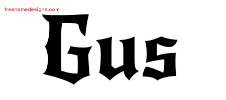 Gothic Name Tattoo Designs Gus Download Free