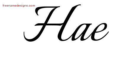 Calligraphic Name Tattoo Designs Hae Download Free