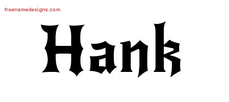Gothic Name Tattoo Designs Hank Download Free
