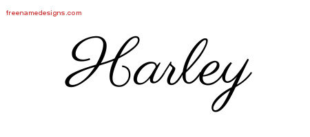 Classic Name Tattoo Designs Harley Printable