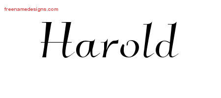 Elegant Name Tattoo Designs Harold Download Free