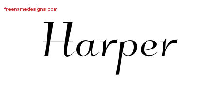 Elegant Name Tattoo Designs Harper Download Free