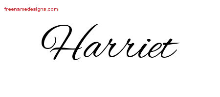 Cursive Name Tattoo Designs Harriet Download Free