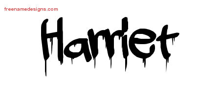 Graffiti Name Tattoo Designs Harriet Free Lettering
