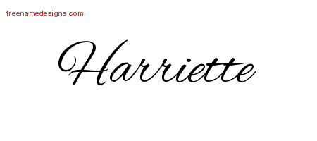 Cursive Name Tattoo Designs Harriette Download Free