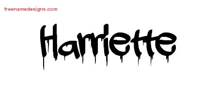 Graffiti Name Tattoo Designs Harriette Free Lettering
