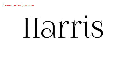 Vintage Name Tattoo Designs Harris Free Printout