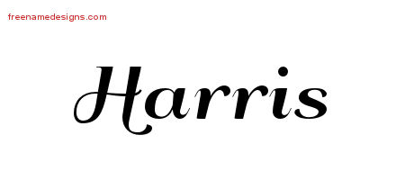 Art Deco Name Tattoo Designs Harris Graphic Download