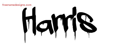 Graffiti Name Tattoo Designs Harris Free