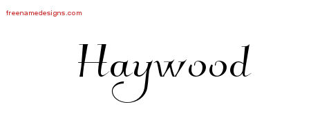 Elegant Name Tattoo Designs Haywood Download Free