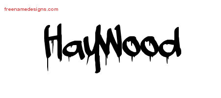 Graffiti Name Tattoo Designs Haywood Free