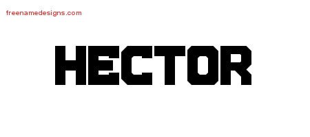 Titling Name Tattoo Designs Hector Free Download