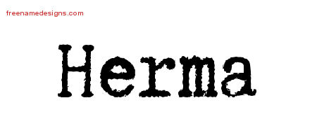 Typewriter Name Tattoo Designs Herma Free Download