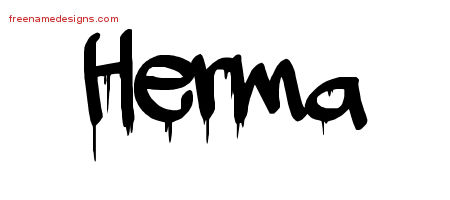 Graffiti Name Tattoo Designs Herma Free Lettering