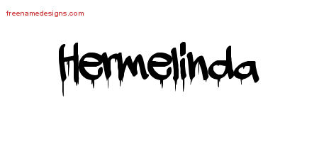 Graffiti Name Tattoo Designs Hermelinda Free Lettering