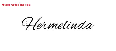 Cursive Name Tattoo Designs Hermelinda Download Free