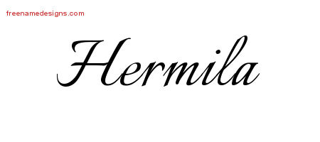 Calligraphic Name Tattoo Designs Hermila Download Free