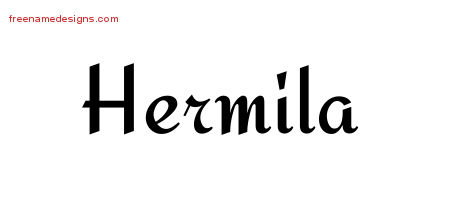 Calligraphic Stylish Name Tattoo Designs Hermila Download Free