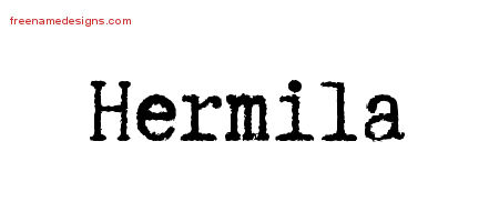 Typewriter Name Tattoo Designs Hermila Free Download