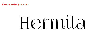 Vintage Name Tattoo Designs Hermila Free Download