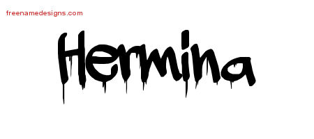 Graffiti Name Tattoo Designs Hermina Free Lettering