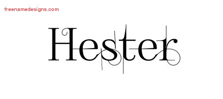 Decorated Name Tattoo Designs Hester Free