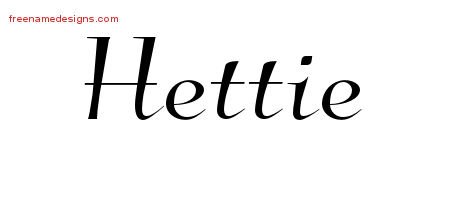 Elegant Name Tattoo Designs Hettie Free Graphic