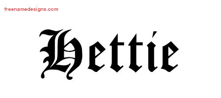 Blackletter Name Tattoo Designs Hettie Graphic Download