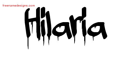 Graffiti Name Tattoo Designs Hilaria Free Lettering